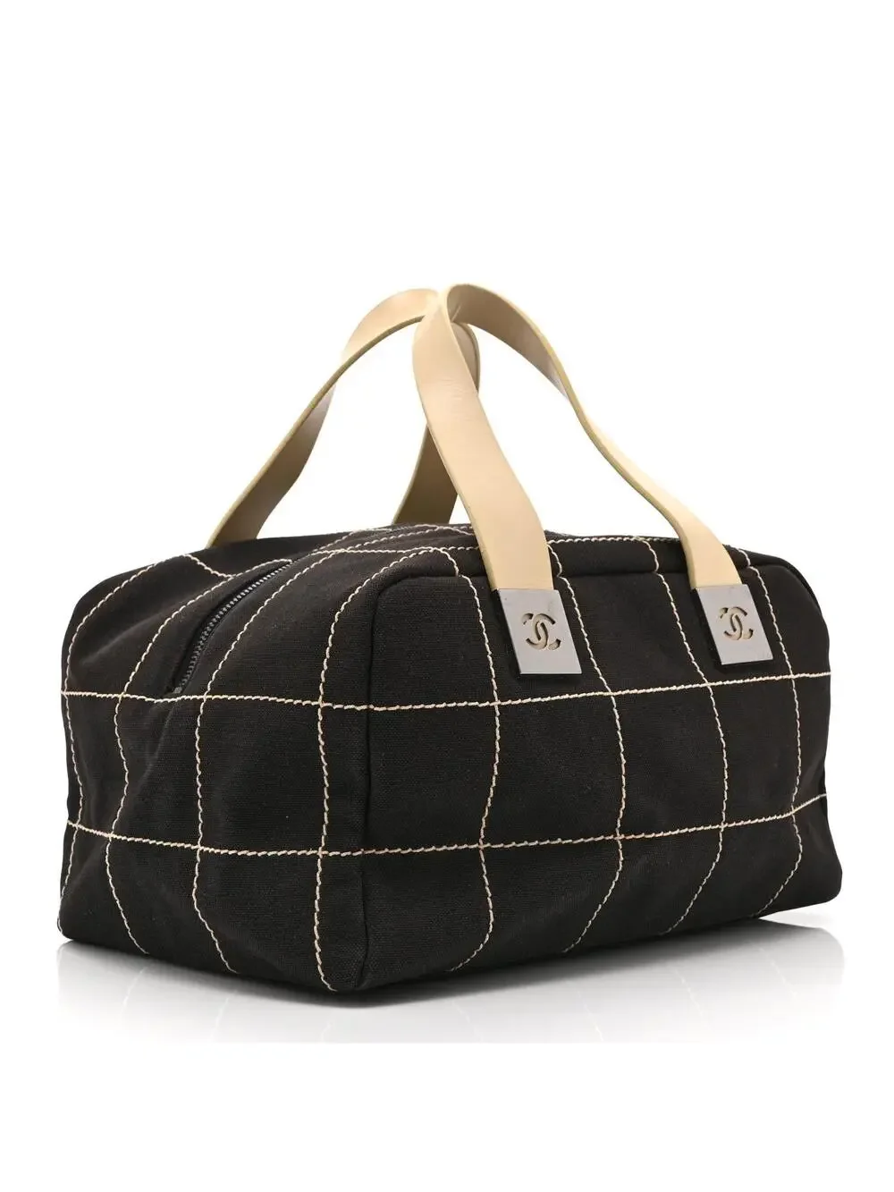 Chanel Canvas Square Stitched Cc Boston #328858C99B